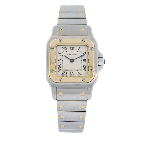 cartier santos ladies watch new|cartier santos ladies watch price.